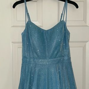Light Blue Sparkly Prom Dress Size 13